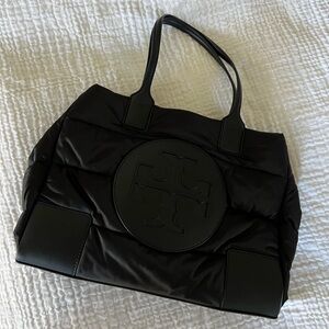 Black Tory Burch Puffer Tote 🖤✨